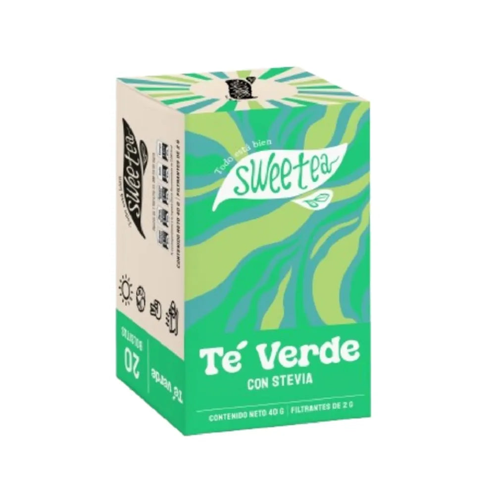 TÉ VERDE CON STEVIA 20 BOLSITAS SWEETEA