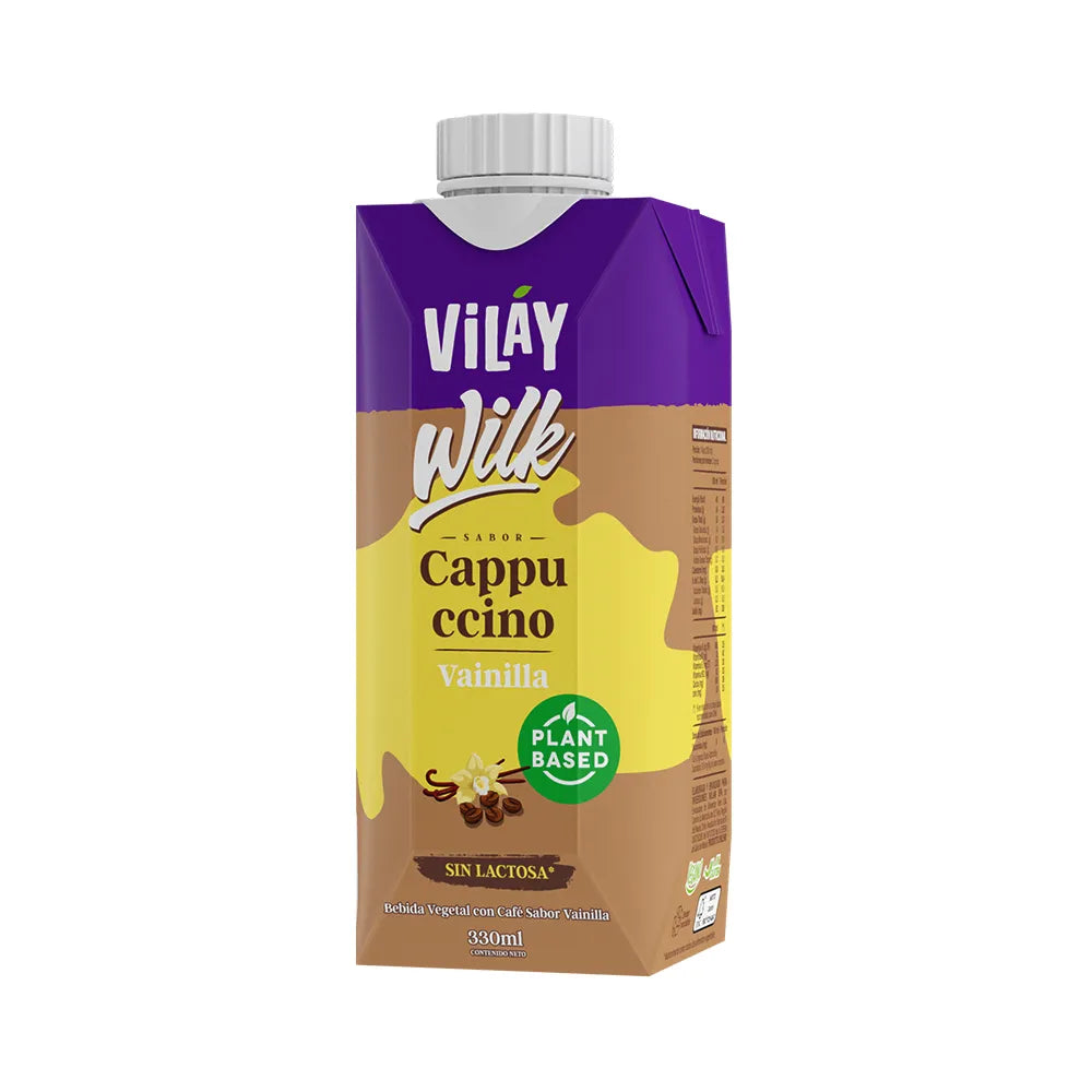 BEBIDA WILK CAPUCCINO VAINILLA VILAY 330 ML 18 UNIDS