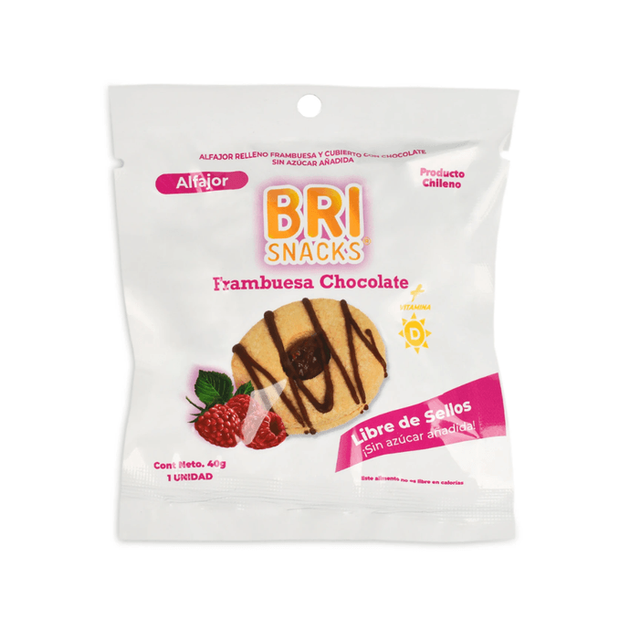 DELICIA FRAMBUESA BRISNACKS 40 GRS 15 UNIDS