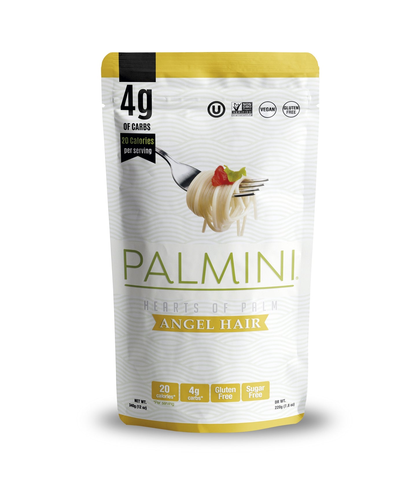 CABELLOS DE ANGEL DE PALMITOS PALMINI 340 GRS 6 UNIDS