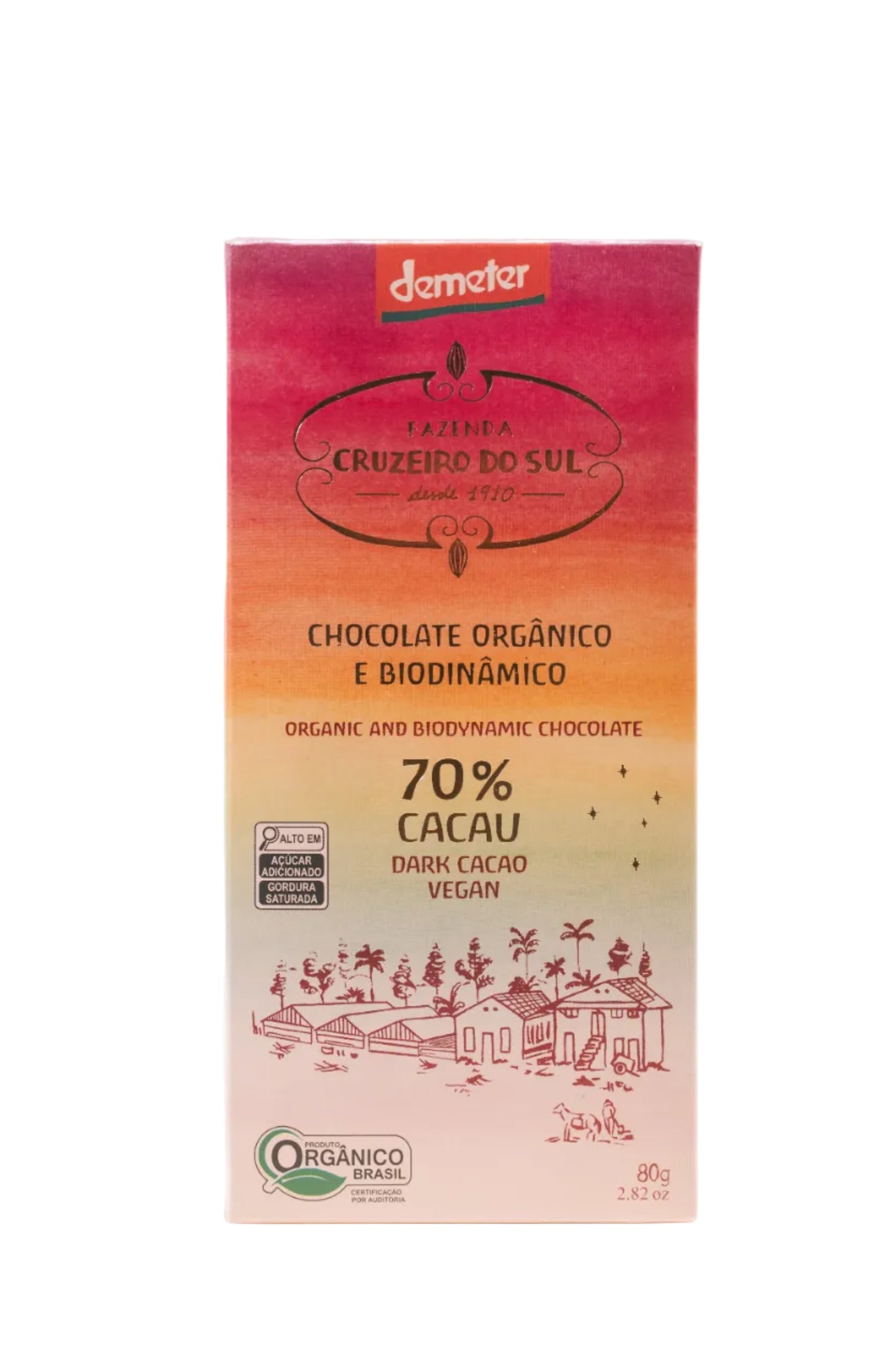 CHOCOLATE BEAN TO BAR 70% CRUZEIRO DO SUL