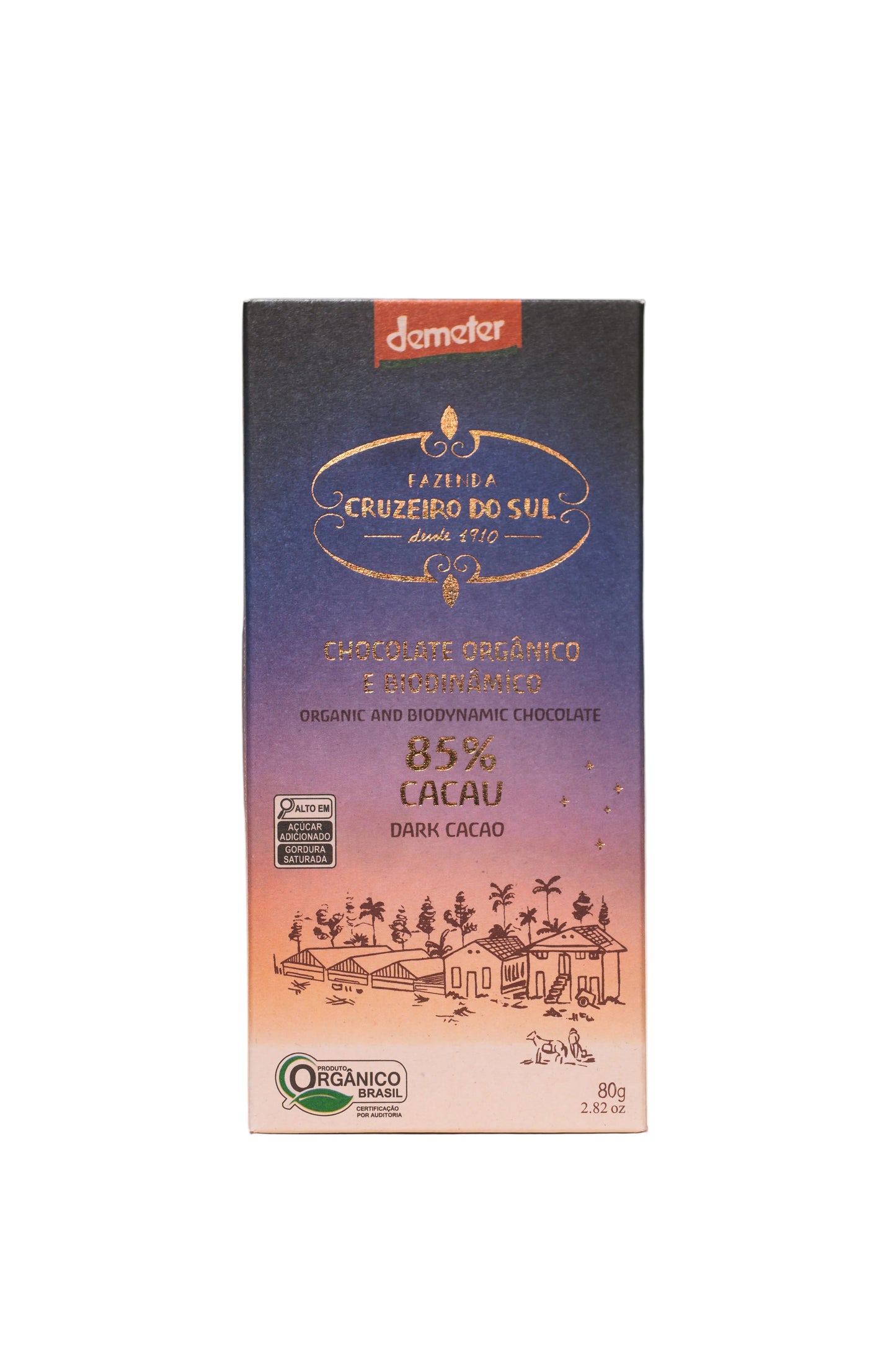 CHOCOLATE 85% CRUZEIRO DO SUL
