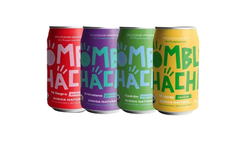 KOMBUCHACHA CERO SURTIDO LATA 350 ML 24 UNIDS