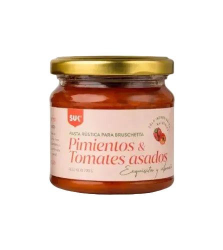 PASTA RÚSTICA DE PIMIENTOS Y TOMATES ASADOS SUK 200 GRS 6 UNIDS