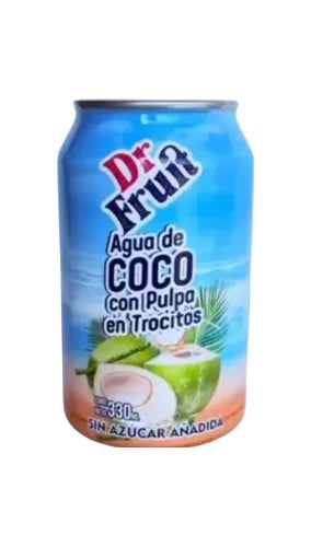 AGUA DE COCO DR FRUIT 24 UNIDS 330 ML