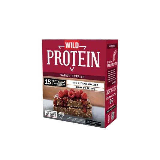 BARRA WILD PROTEIN BERRIES 5 UNIDS 45 GRS