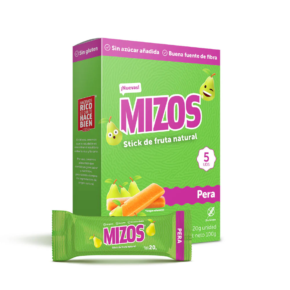 STICK DE PERA MIZOS 20 GRS 5 UNIDS