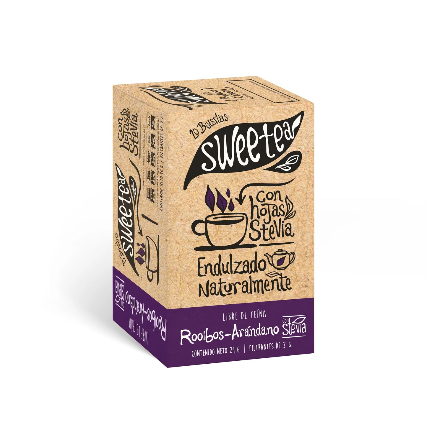 TÉ ROOIBOS ARÁNDANOS 20 BOLSITAS SWEETEA