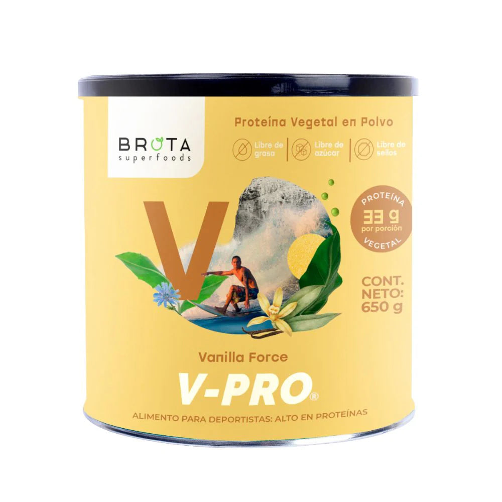 SHAKE BROTA V-PRO VAINILLA FORCE 650 GRS
