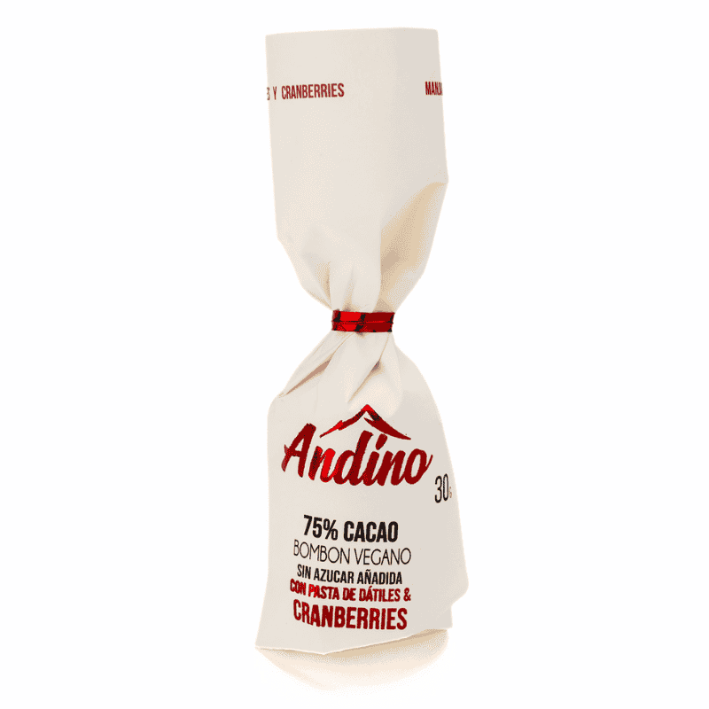 CHOCOTEJA BON BON ANDINO CRANBERRIES 30 GRS 10 UNIDS