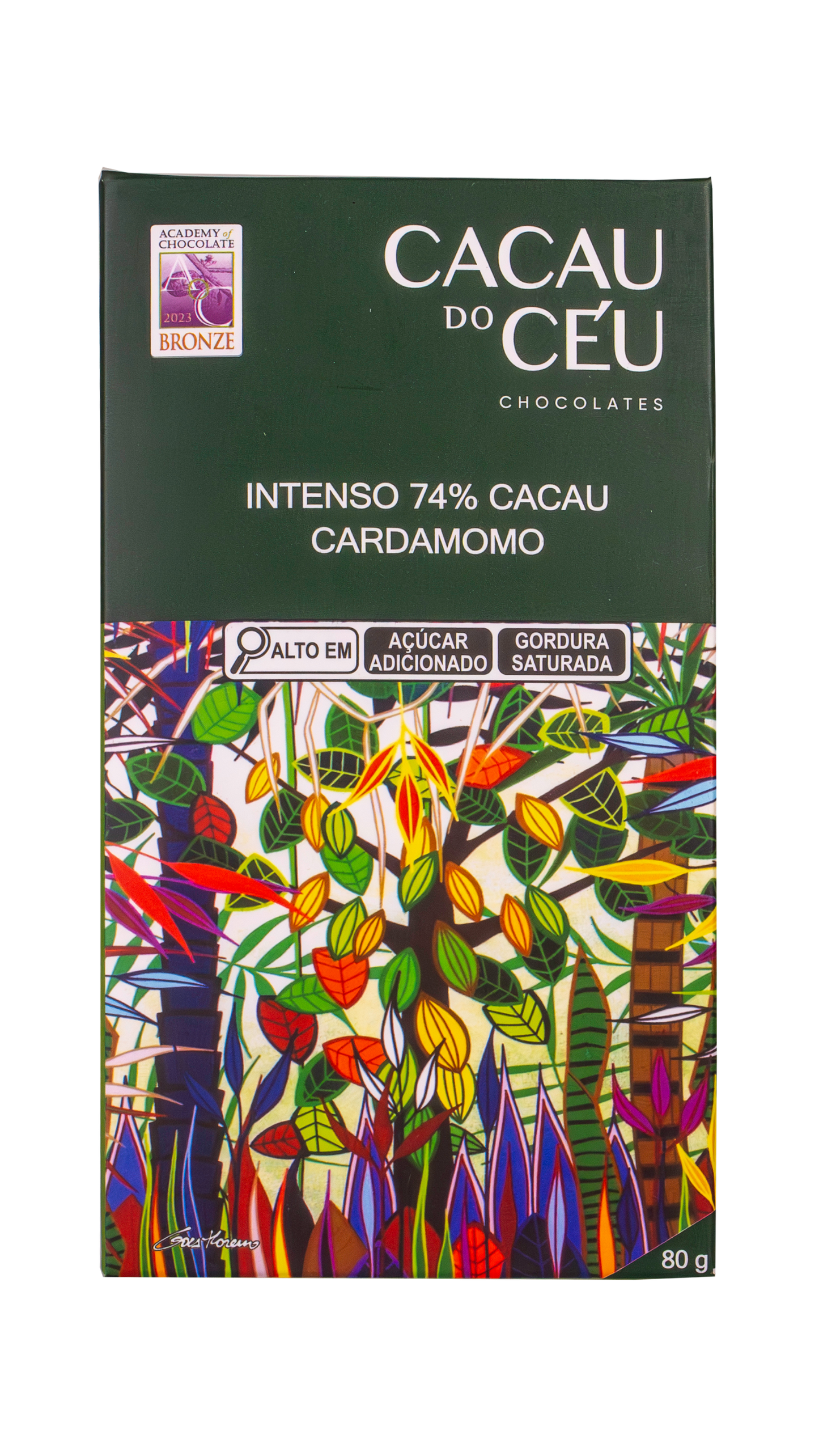 CHOCOLATE BEAN TO BAR 74% CACAU DO CEU