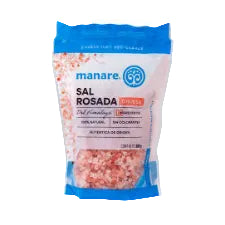 SAL ROSADA DEL HIMALAYA GRUESA MANARE 500 GRS 6 UNIDS