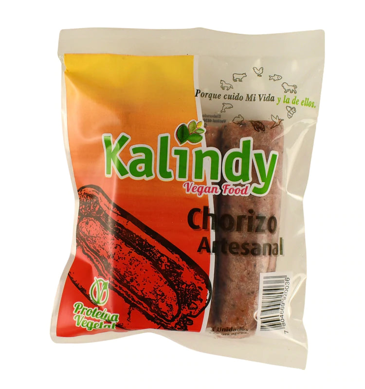 CHORIZO VEGANO KALINDY 10 DISPLAYS (3 UNIDS X DSP)