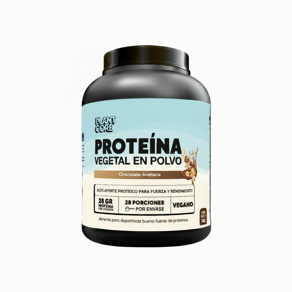 SHAKE PROTEÍNA CHOCOLATE AVELLANA PLANTCORE 1 KG