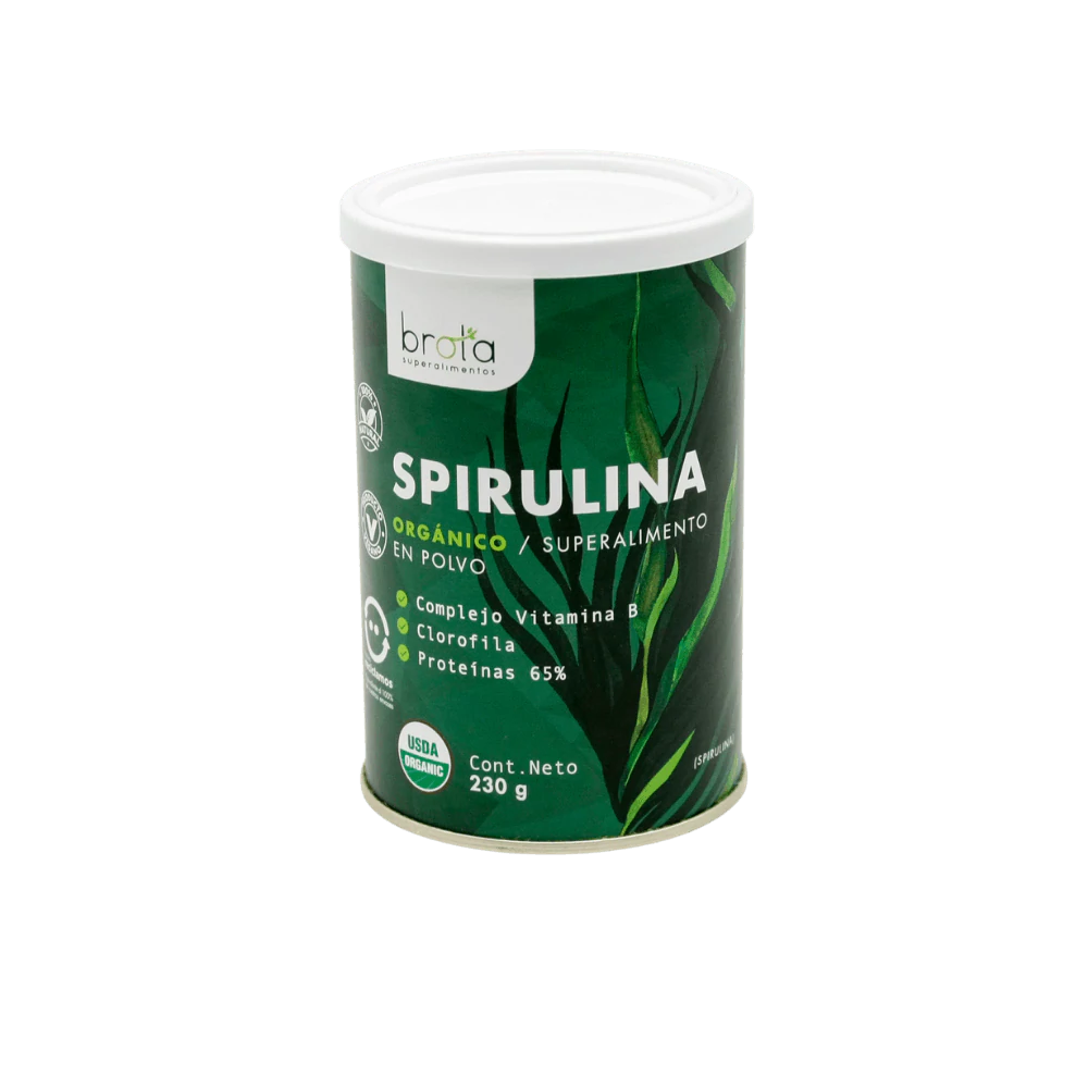 SPIRULINA ORGÁNICA BROTA 230 GRS