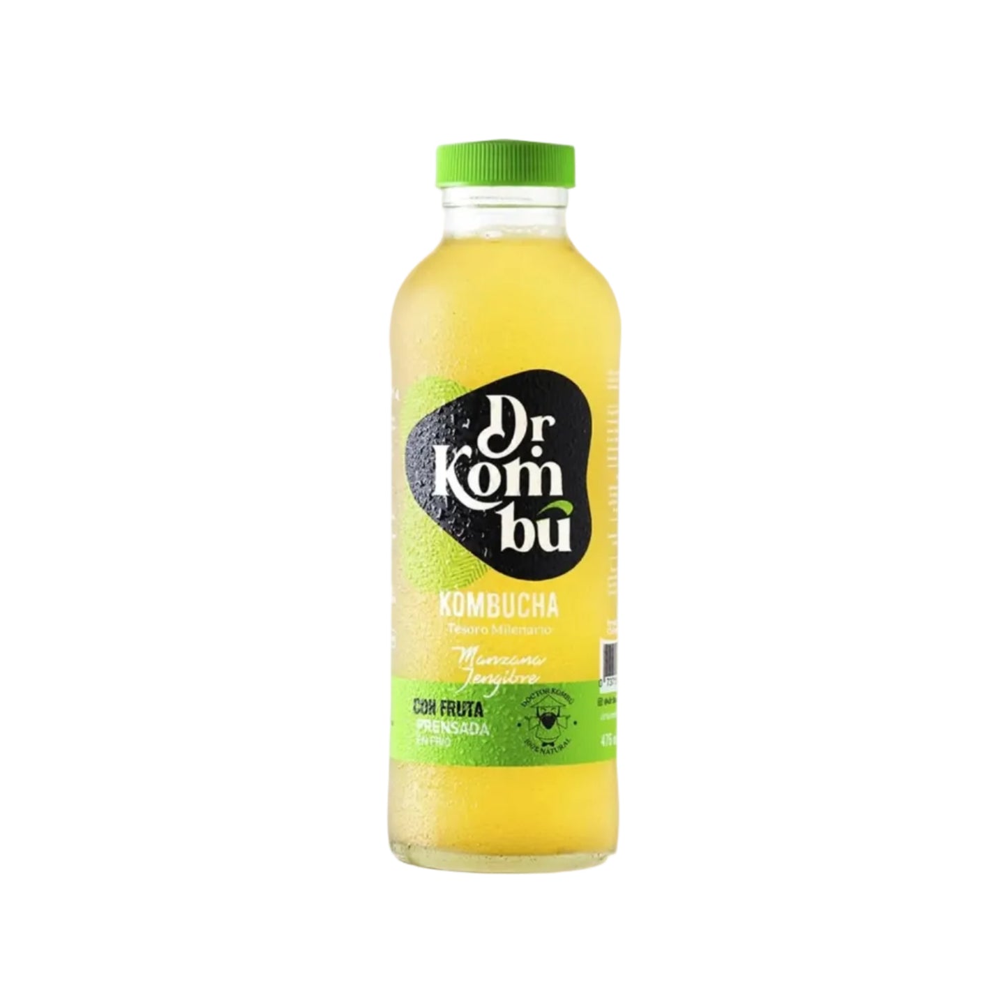 KOMBUCHA JENGIBRE MANZANA SUNSHOT DR KOMBU 475 CC 12 UNIDS