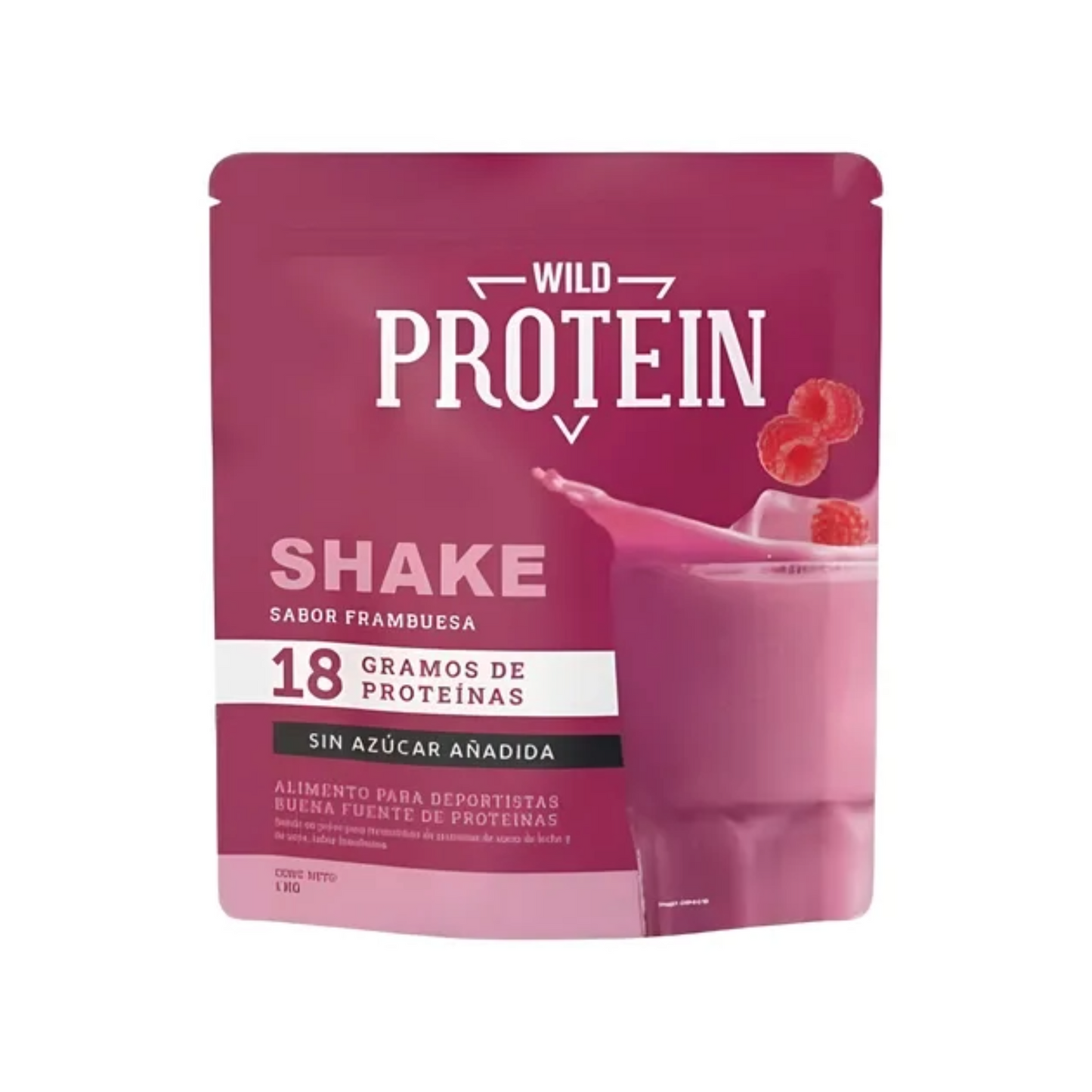 WILD FOODS PROTEIN SHAKE FRAMBUESA 350 GRS