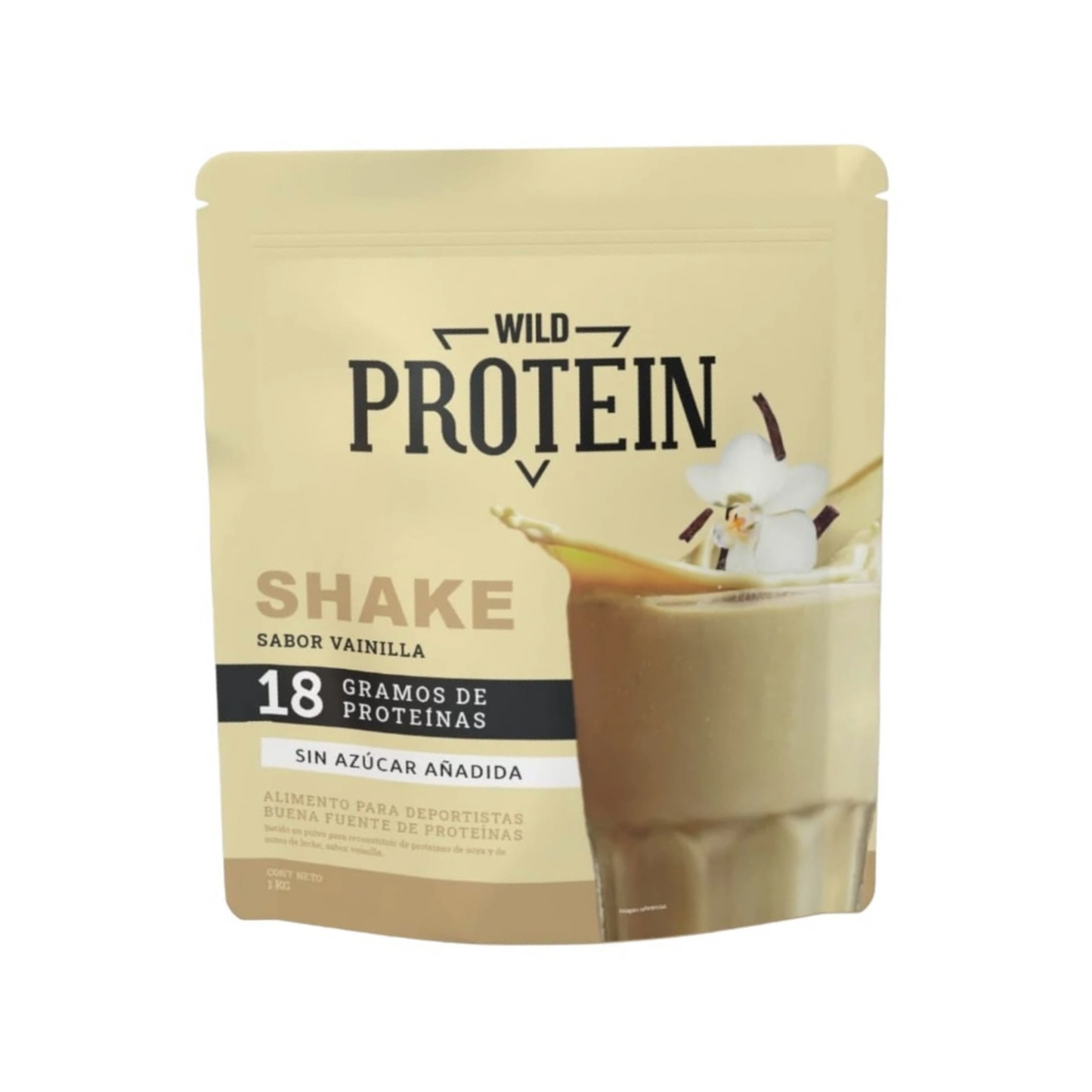 WILD FOODS PROTEIN SHAKE VAINILLA 350 GRS