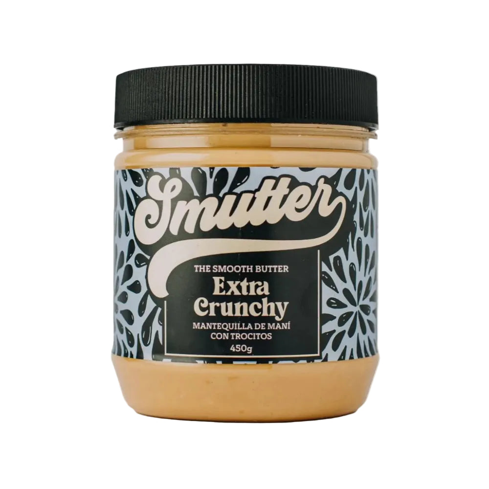 MANTEQUILLA DE MANÍ- EXTRA CRUNCH - SMUTTER 450 GRS 12 UNIDS