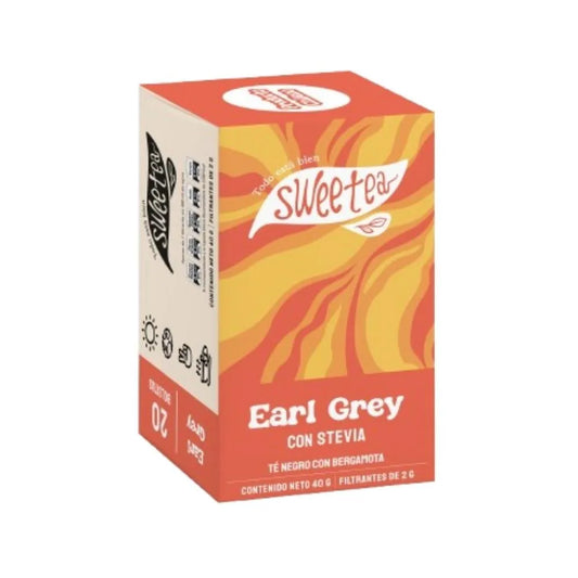 TÉ EARL GREY CON STEVIA 20 BOLSITAS SWEETEA