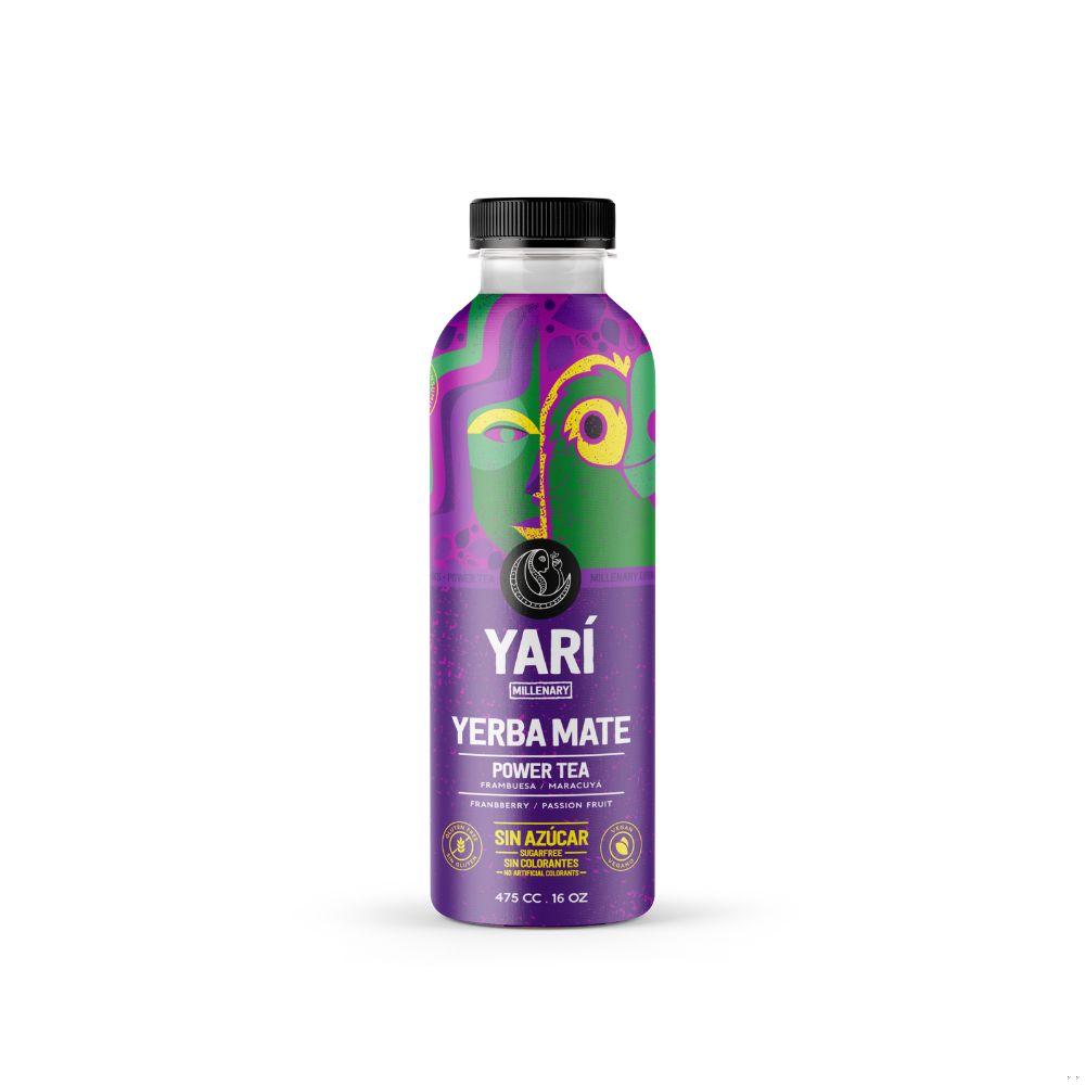 MATE YARI PASSIONATE RASPBERRY FRAMBUESA MARACUYÁ 475 ML  12 UNIDS