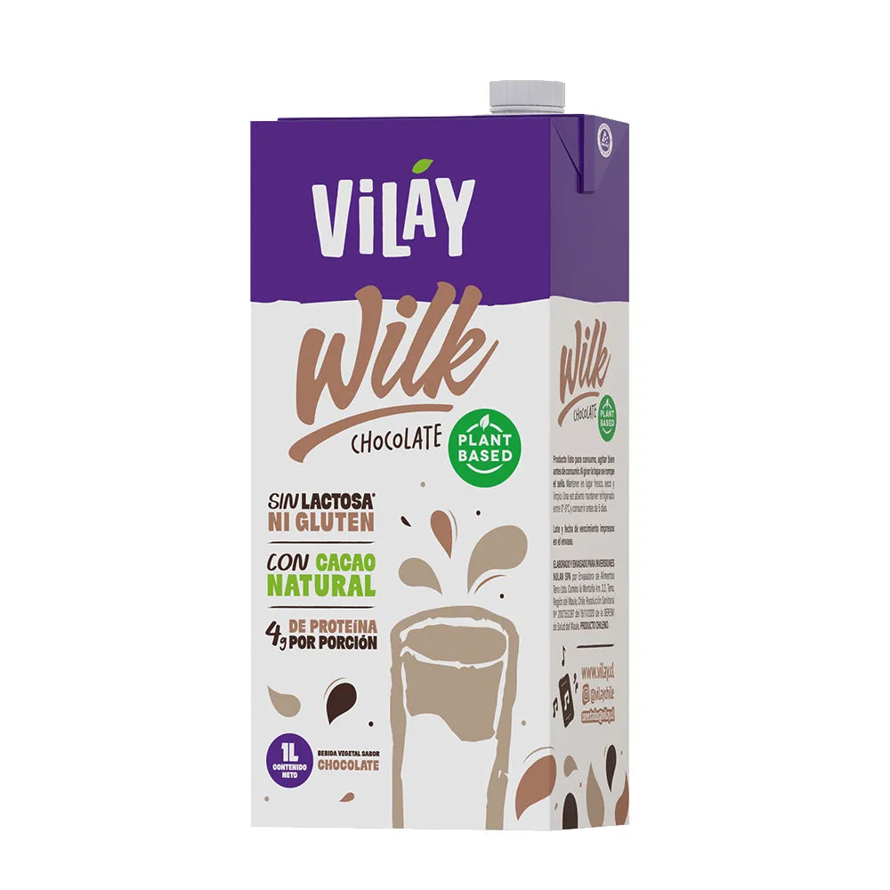 BEBIDA WILK CHOCOLATE VILAY 1 LITRO 12 UNIDS