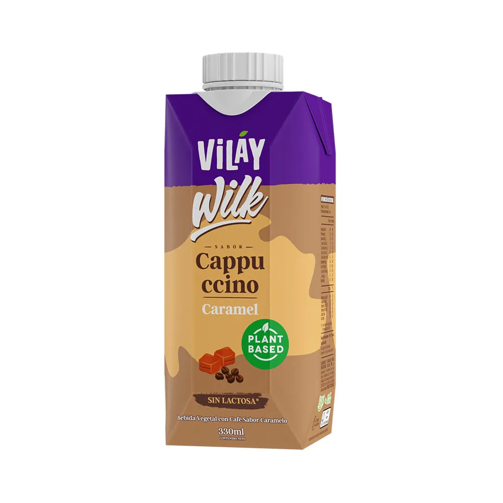 BEBIDA WILK CARAMEL CAPUCCINO VILAY 330 ML 18 UNIDS