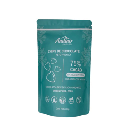 CHIPS ANDINO 75% KETO ALULOSA 200 GRS