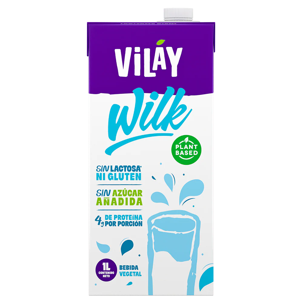 BEBIDA WILK ORIGINAL SIN AZUCAR VILAY 1 LITRO 12 UNIDS