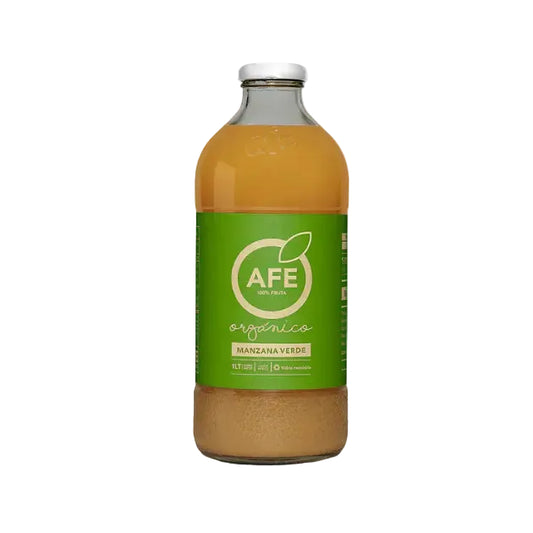 JUGO AFE MANZANA VERDE ORGÁNICA 1000 CC 6 UNIDS