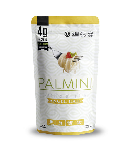 CABELLOS DE ANGEL DE PALMITOS PALMINI 340 GRS 6 UNIDS