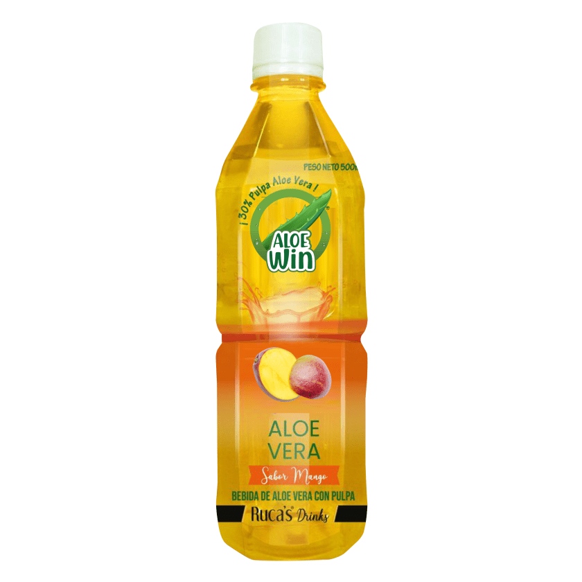 BEBIDA DE ALOE VERA ALOEWIN MANGO 500 ML 12 UNIDS
