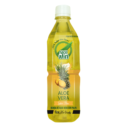 BEBIDA DE ALOE VERA ALOEWIN  PIÑA 500 ML  12 UNIDS