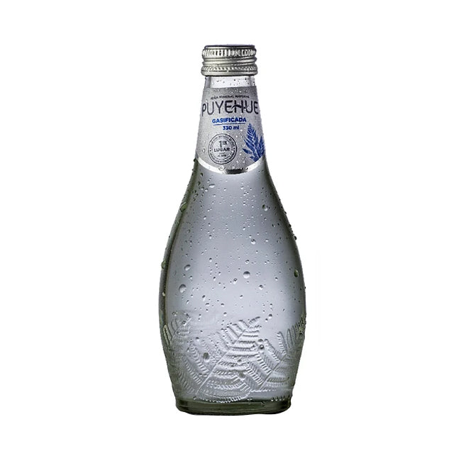 12x Agua Mineral Natural Puyehue con Gas 330cc