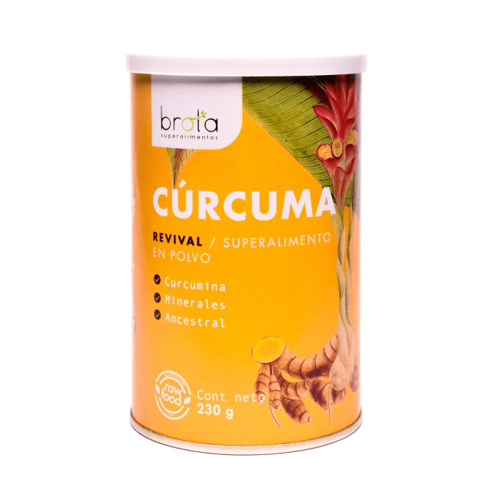 CÚRCUMA ORGÁNICA BROTA 230 GRS