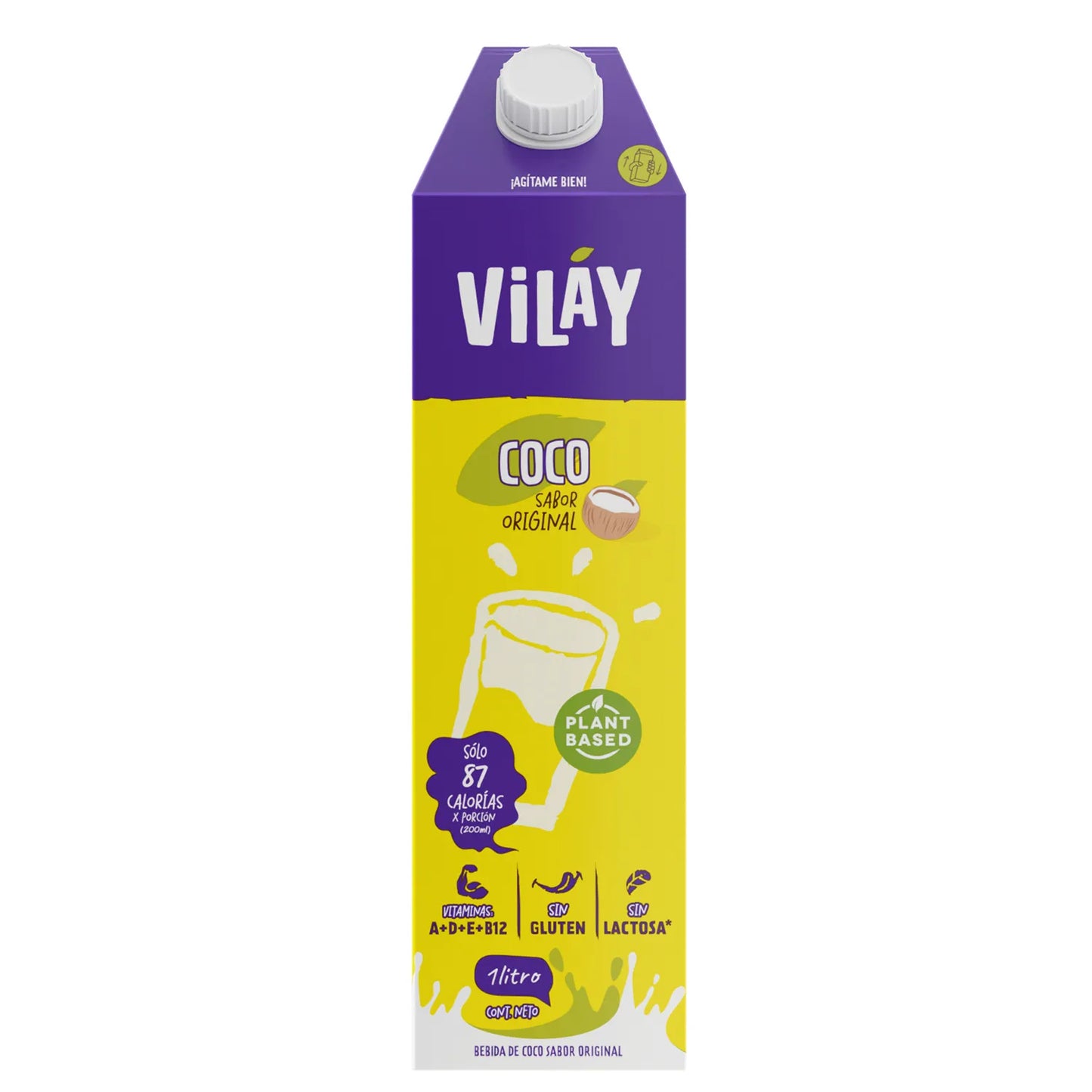 BEBIDA DE COCO ORIGINAL VILAY 1 LITRO  12 UNIDS
