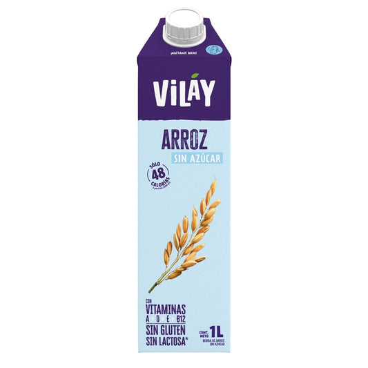 BEBIDA DE ARROZ ORIGINAL VILAY 1 LITRO 12 UNIDS