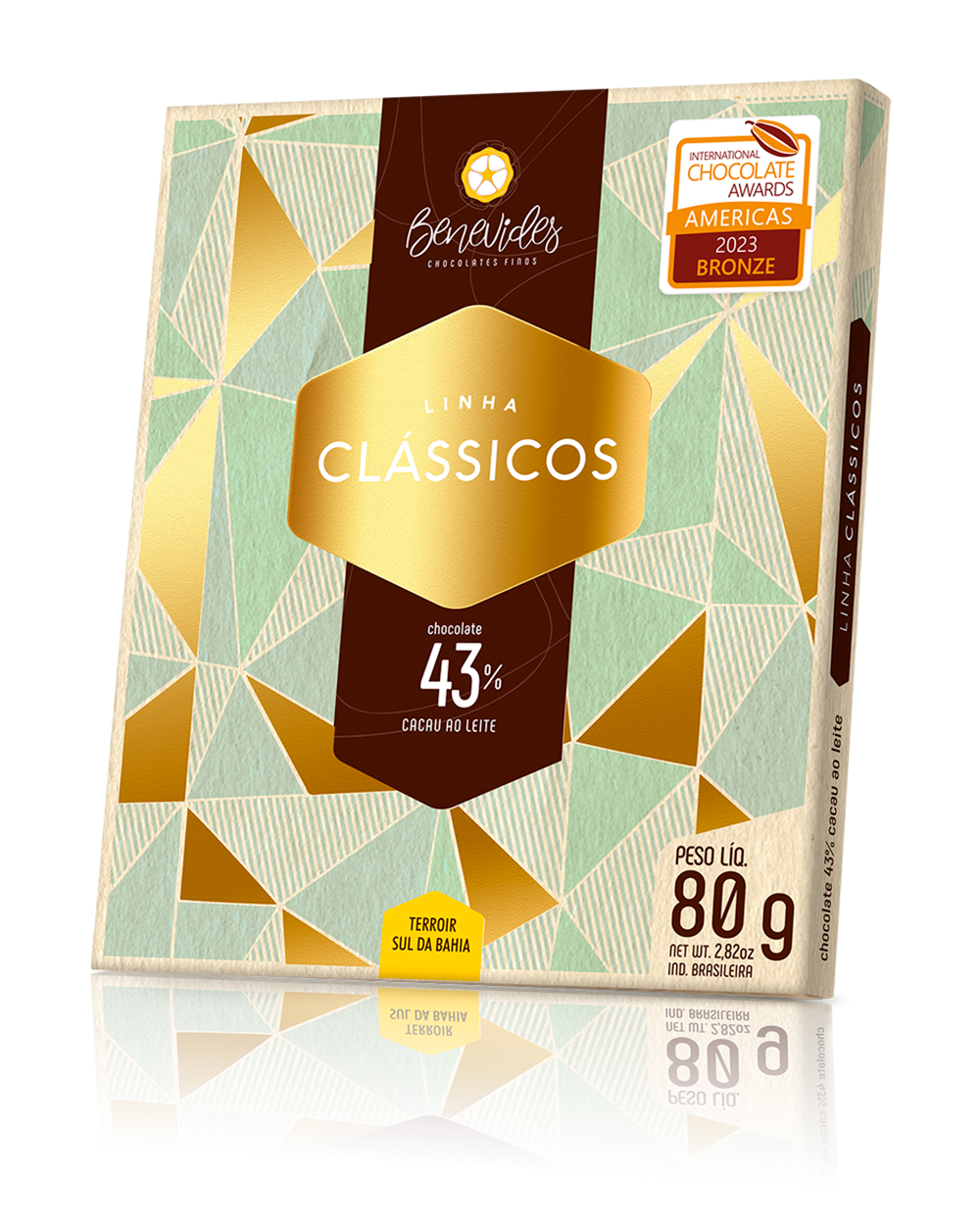 CHOCOLATE BEAN TO BAR 43% CON LECHE BENEVIDES