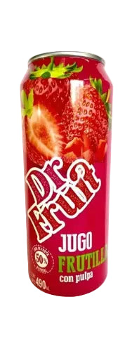 JUGO FRUTILLA DR FRUIT 6 UNIDS 490 ML