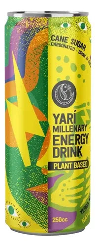 ENERGETICA YARI PLANT BASED CON AZÚCAR DE CAÑA 250 ML 12 UNIDS