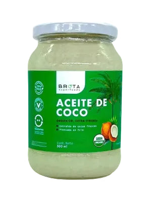 ACEITE DE COCO ORGÁNICO BROTA EXTRA VIRGEN 500 ML 16 UNIDS