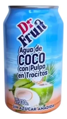 AGUA DE COCO DR FRUIT 24 UNIDS 330 ML