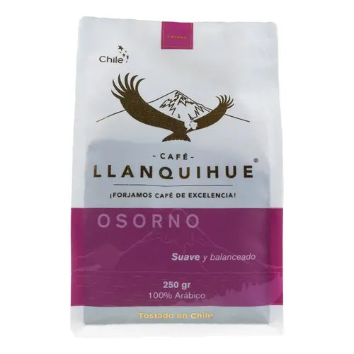 CAFÉ MOLIDO LLANQUIHUE OSORNO BALANCEADO 250 GRS
