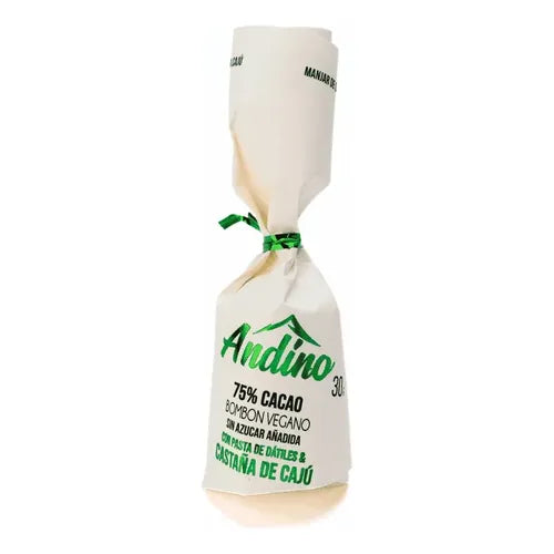 CHOCOTEJA BON BON ANDINO CASTANA CAJÚ 30 GRS 10 UNIDS