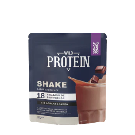 WILD FOODS PROTEIN VEGAN SHAKE CHOCOLATE 350 GRS