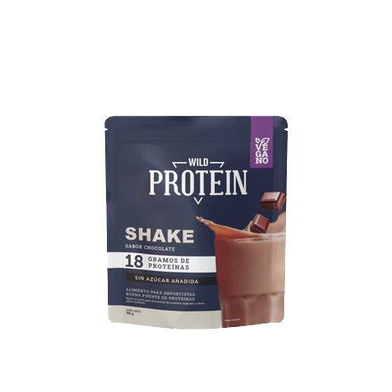 WILD FOODS PROTEIN VEGAN SHAKE CHOCOLATE 350 GRS