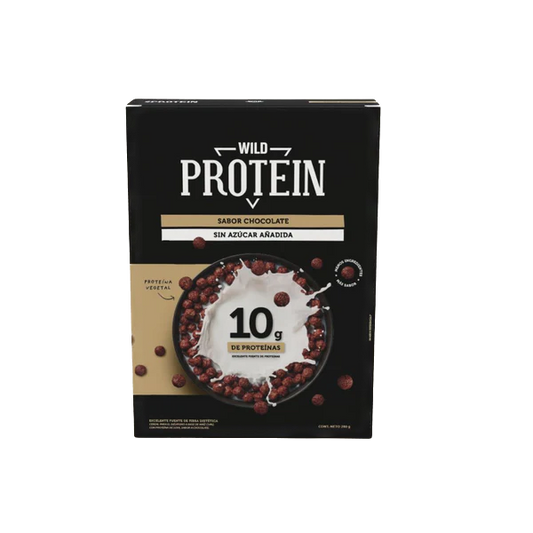 WILD PROTEIN CEREAL CHOCOLATE 280 GRS 12 UNIDS