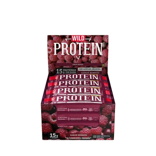 BARRA WILD PROTEIN BERRIES 16 UNIDS 45 GRS WILD FOODS