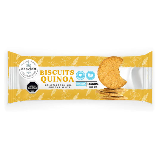 BISCUIT DE QUINOA ECOVIDA 24 UNIDS 145 GRS