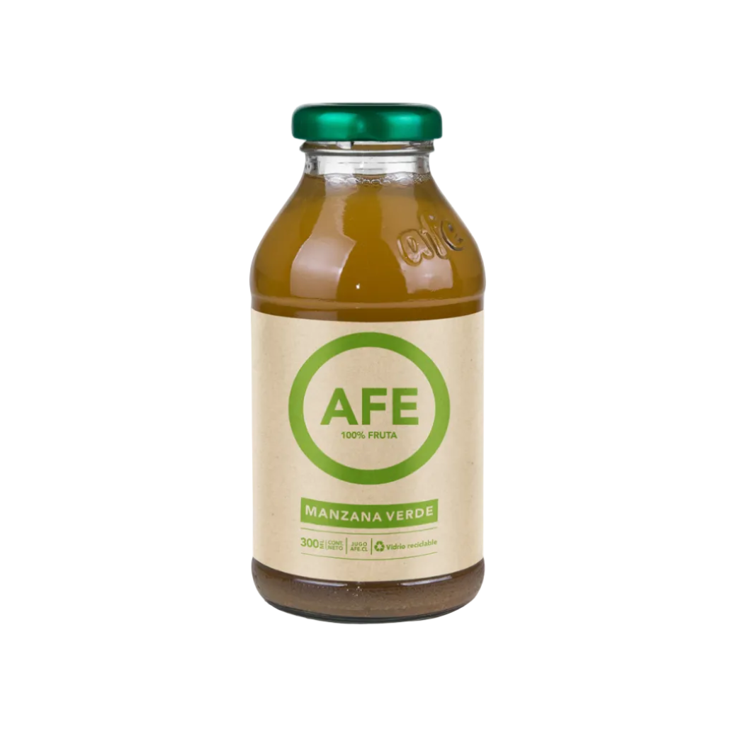 JUGO AFE MANZANA VERDE 300 CC 12 UNIDS